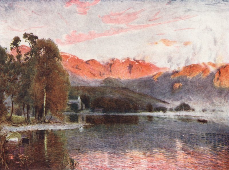 Lake District: Dawn, Coniston by Alfred Heaton Cooper