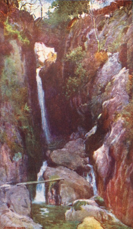Lake District: Dungeon Ghyll Force, Langdale by Alfred Heaton Cooper