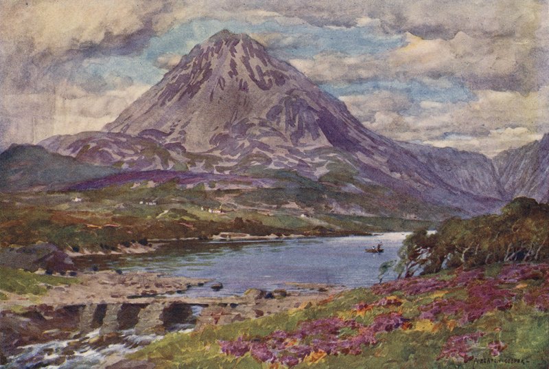 Mount Errigal, Gweedore, County Donegal by Alfred Heaton Cooper