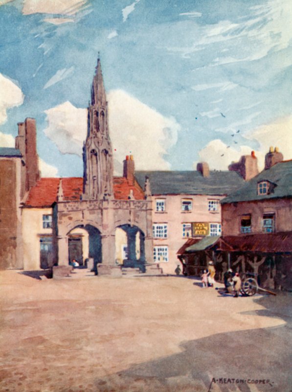 The Market Cross, Shepton Mallet by Alfred Heaton Cooper