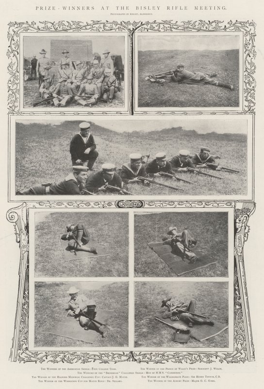 Prize-Winners at the Bisley Rifle Meeting by Alfred Hugh Fisher