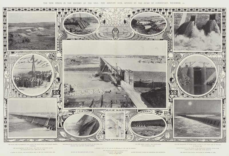 The New Epoch in the History of the Nile, the Assouan Dam, opened by the Duke of Connaught, 10 December by Alfred Hugh Fisher