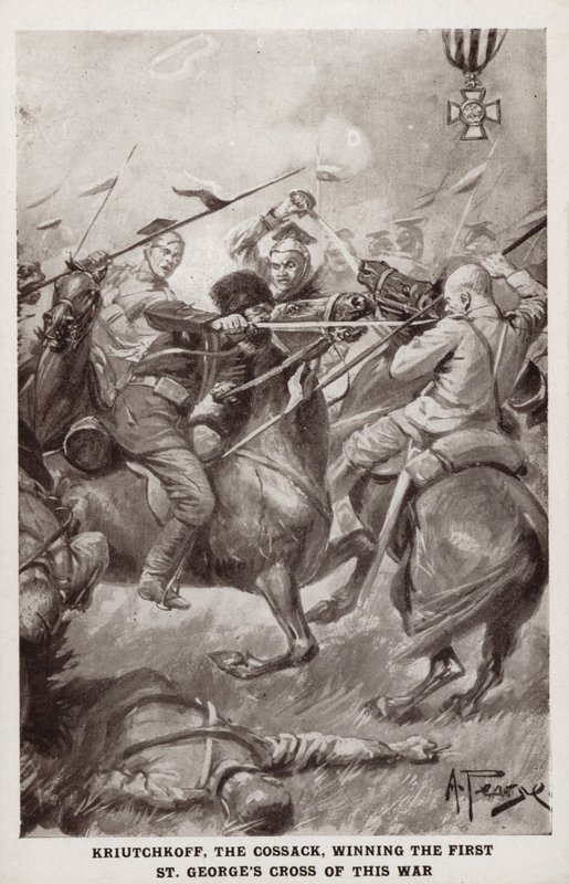Kriutchkoff, the Cossack, winning the first St George