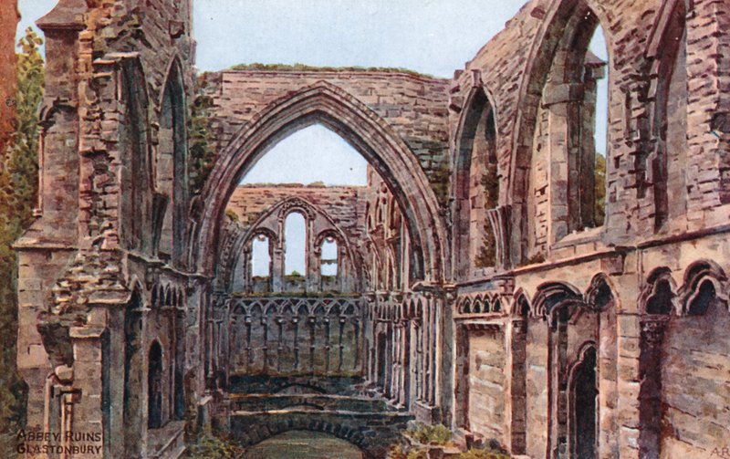 Abbey Ruins, Glastonbury by Alfred Robert Quinton