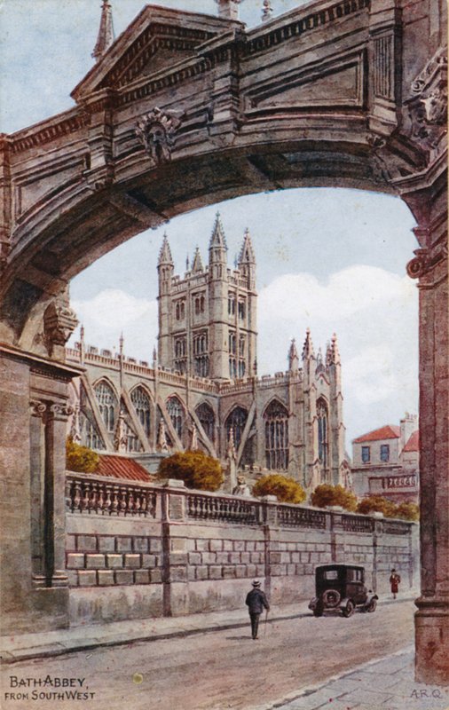 Bath Abbey, from South West by Alfred Robert Quinton