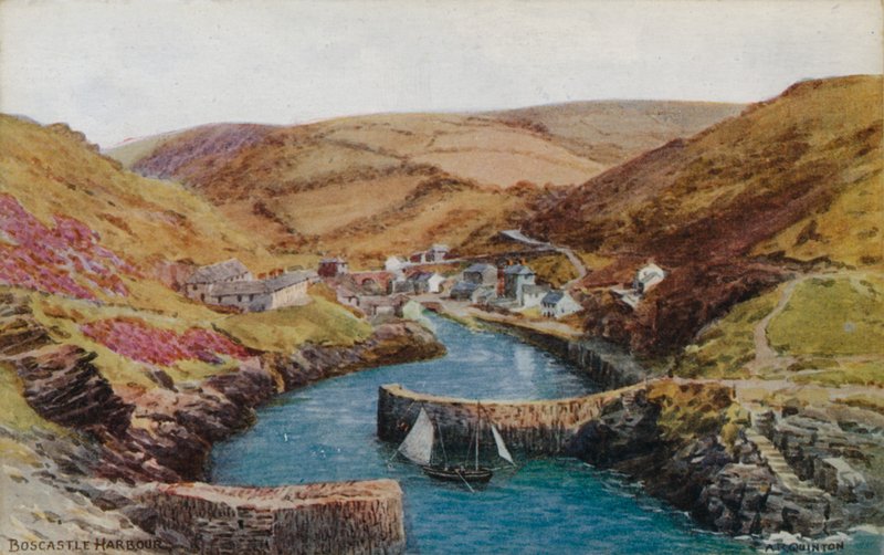 Boscastle, Harbour by Alfred Robert Quinton