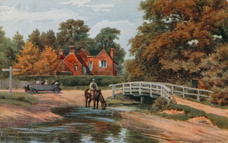 Brockley Water Splash, Brockenhurst by Alfred Robert Quinton