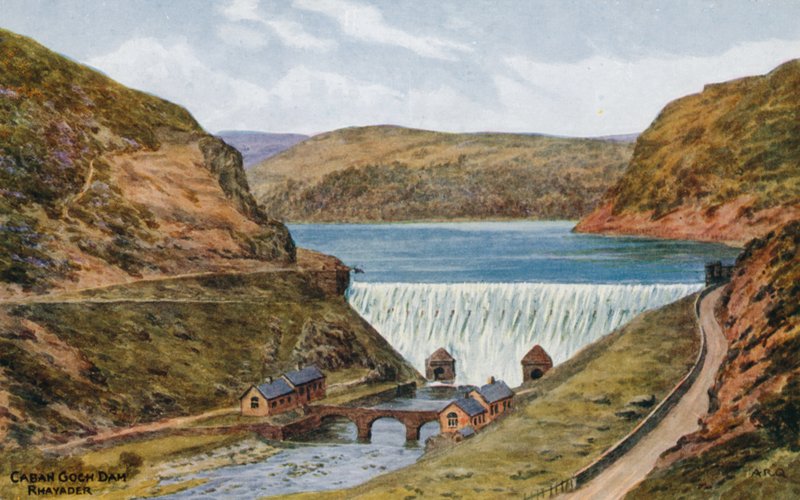 Caban Goch Dam, Rhayader by Alfred Robert Quinton