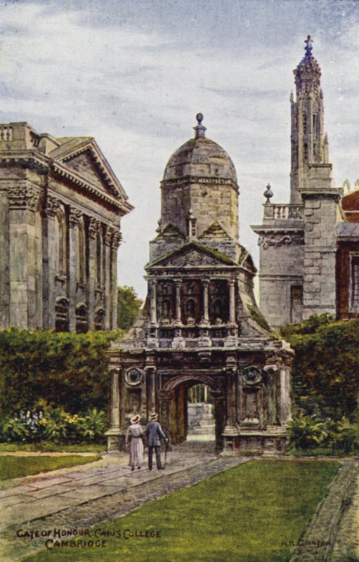 Cambridge: Gate of Honour, Caius College by Alfred Robert Quinton