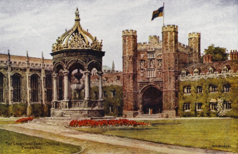 Cambridge: The Great Court, Trinity College by Alfred Robert Quinton
