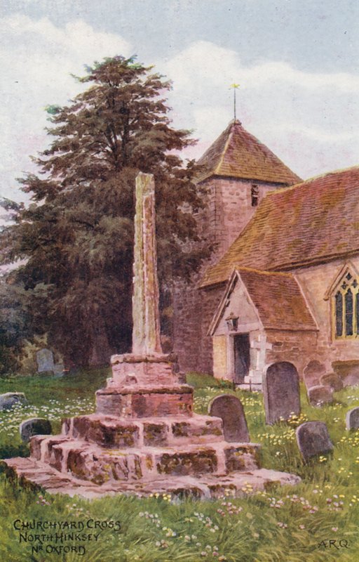 Churchyard Cross, North Hinksey by Alfred Robert Quinton