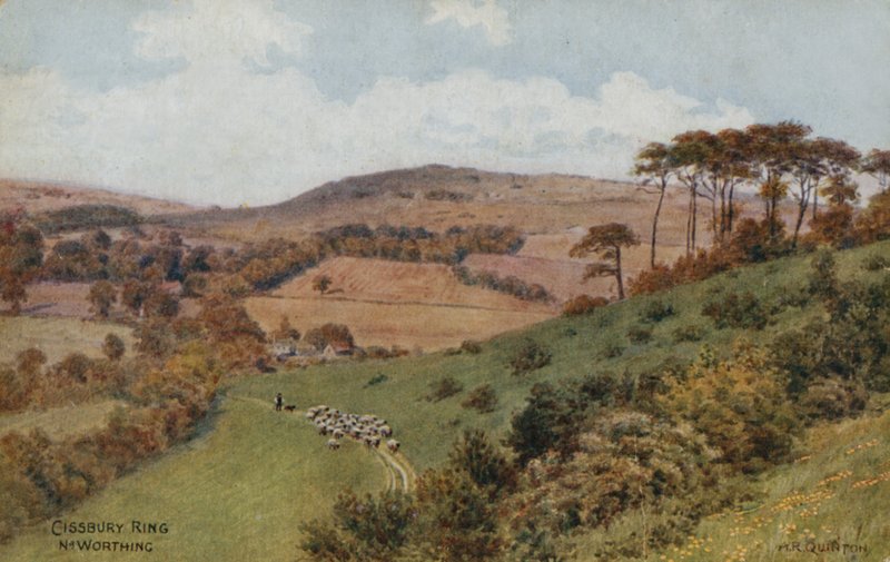 Cissbury Ring Near Worthing by Alfred Robert Quinton