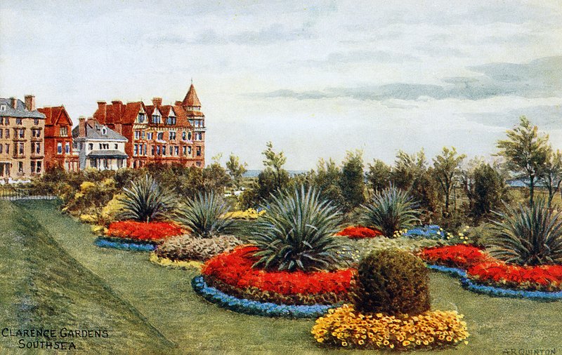 Clarence Gardens, Southsea by Alfred Robert Quinton