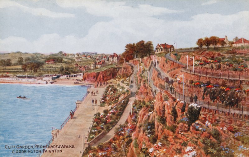 Cliff Garden, Promenade and Walks, Goodrington, Paignton by Alfred Robert Quinton