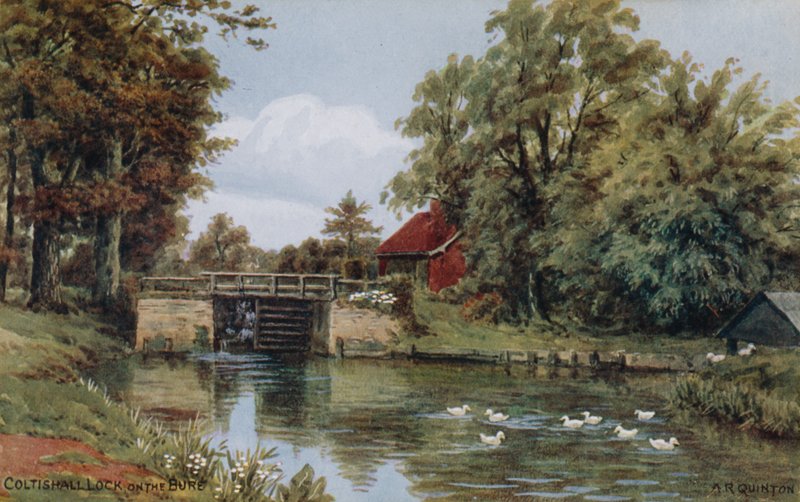 Coltishall Lock, on the Bure by Alfred Robert Quinton