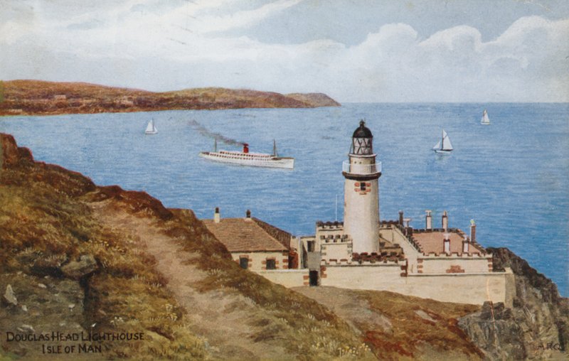 Douglas Head Lighthouse, Isle of Man by Alfred Robert Quinton