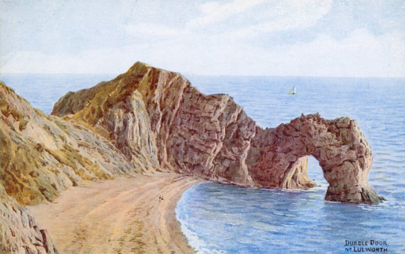 Durdle Door, Near Lulworth by Alfred Robert Quinton