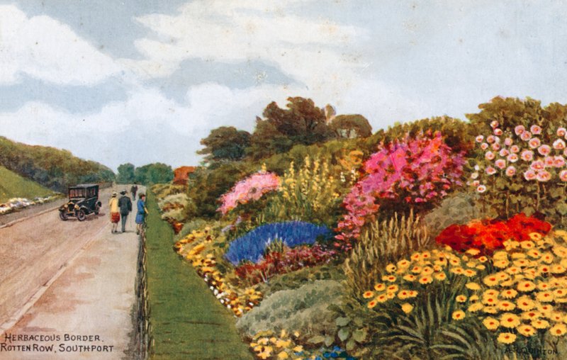 Herbaceous Border, Rotten Row, Southport by Alfred Robert Quinton