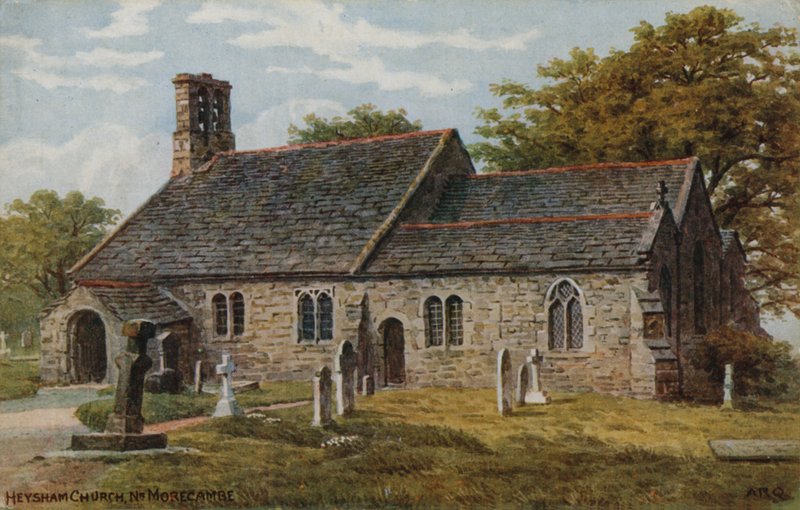 Heysham Church, Near Morecambe by Alfred Robert Quinton