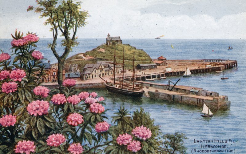 Lantern Hill and Pier, Ilfracombe by Alfred Robert Quinton