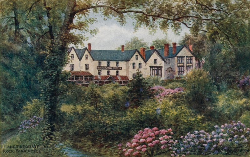 Llandrindod Wells, Rock Park Hotel by Alfred Robert Quinton
