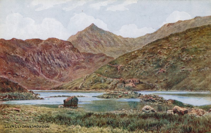 Llyn Llydaw and Snowdon by Alfred Robert Quinton