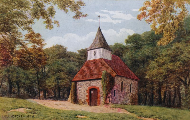 Lullington Church by Alfred Robert Quinton