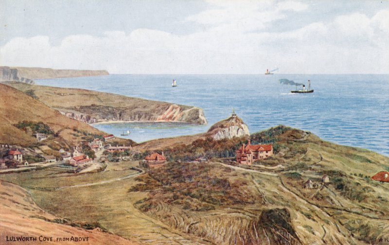 Lulworth Cove, from Above by Alfred Robert Quinton