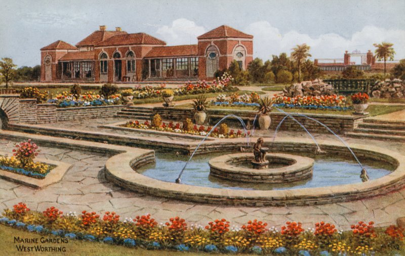 Marine Gardens, West Worthing by Alfred Robert Quinton