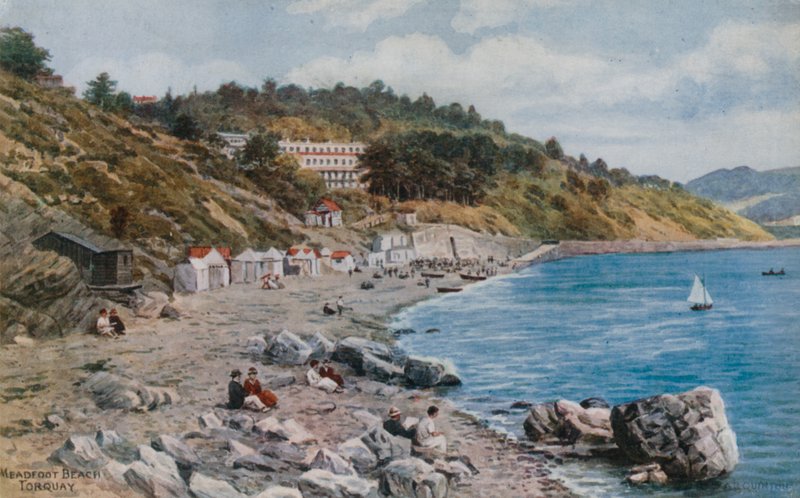 Meadfoot Beach, Torquay by Alfred Robert Quinton