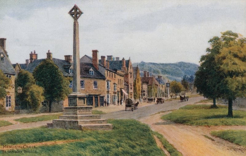 Memorial Cross, Broadway, Worcestershire by Alfred Robert Quinton