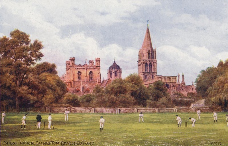 Oxford: Christchurch Cathedral and Tom Tower by Alfred Robert Quinton