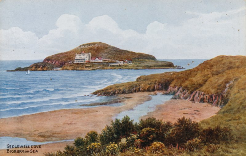 Sedgewell Cove, Bigbury-on-Sea by Alfred Robert Quinton