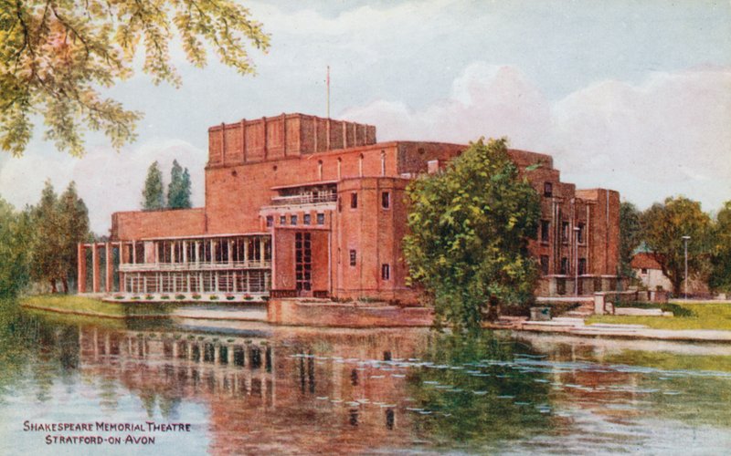 Shakespeare Memorial Theatre, Stratford on Avon by Alfred Robert Quinton