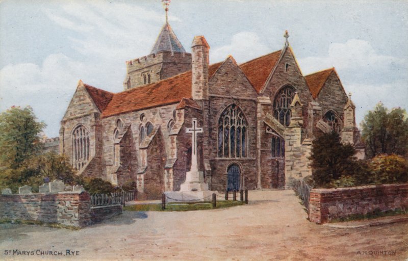 St Marys Church, Rye by Alfred Robert Quinton