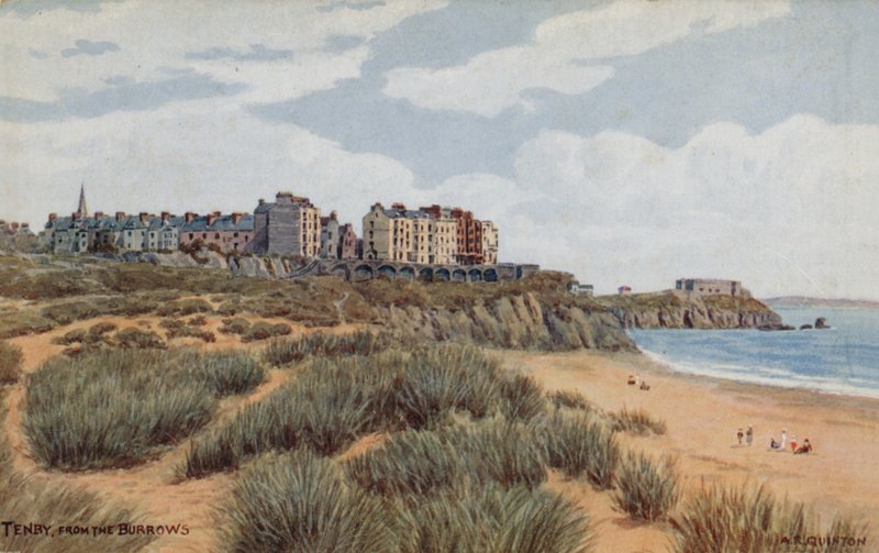 Tenby, From The Burrows by Alfred Robert Quinton