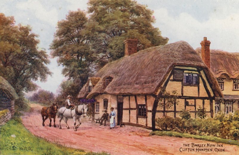 The Barley Mow Inn, Clifton Hampden by Alfred Robert Quinton