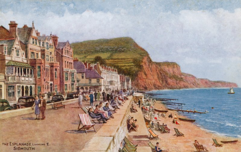 The Esplanade, Looking East, Sidmouth by Alfred Robert Quinton