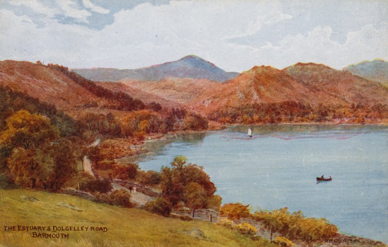The Estuary and Dolgelley Road, Barmouth by Alfred Robert Quinton
