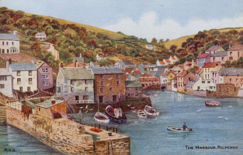 The Harbour, Polperro by Alfred Robert Quinton