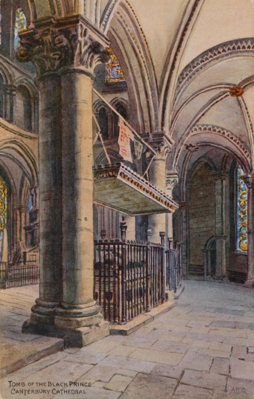 The Tomb of the Black Prince, Canterbury Cathedral by Alfred Robert Quinton