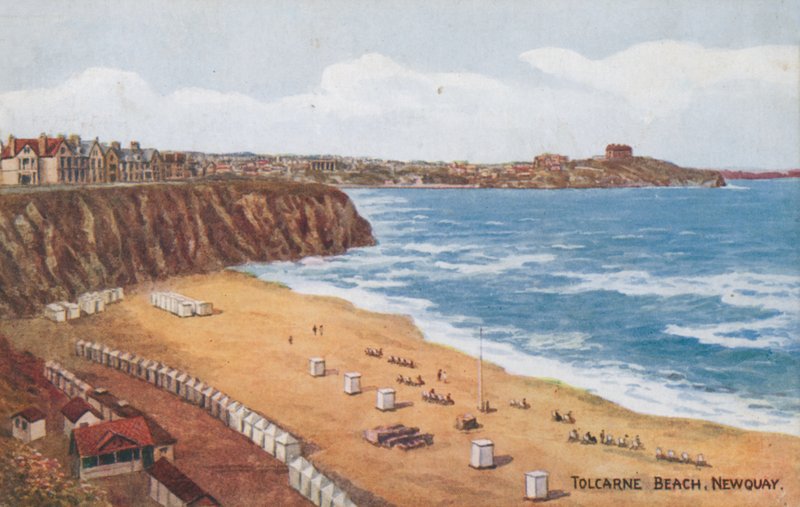 Tolcarne Beach, Newquay by Alfred Robert Quinton