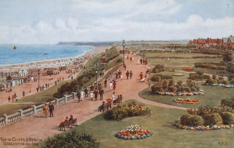Top of Cliffs and Beach, Gorleston-on-Sea by Alfred Robert Quinton