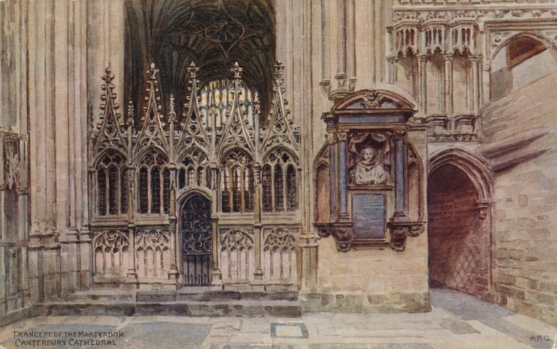 Transept of the Martyrdom, Canterbury Cathedral by Alfred Robert Quinton