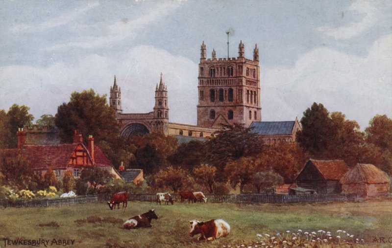 Twekesbury Abbey by Alfred Robert Quinton