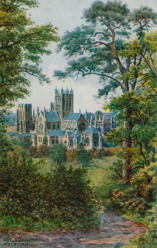 Wells Cathedral, from Tor Hill by Alfred Robert Quinton
