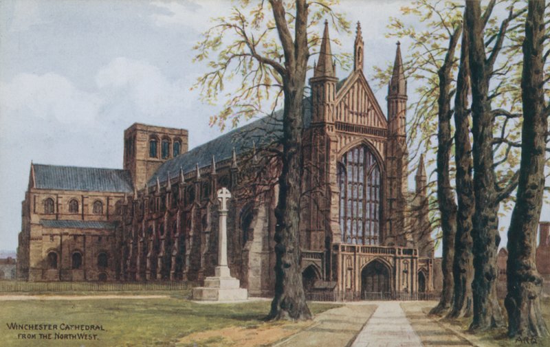Winchester Cathedral, from the North West by Alfred Robert Quinton