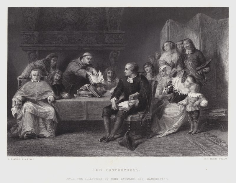 The Controversy by Alfred W. (after) Elmore
