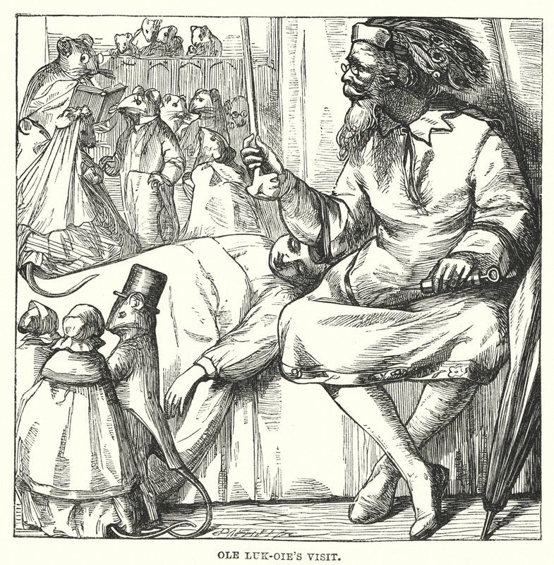 Hans Christian Andersen: Ole Luk Oie by Alfred Walter (after) Bayes