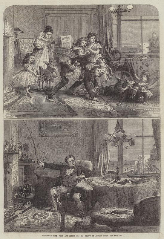 Christmas Time, First and Second Floors by Alfred William Hunt